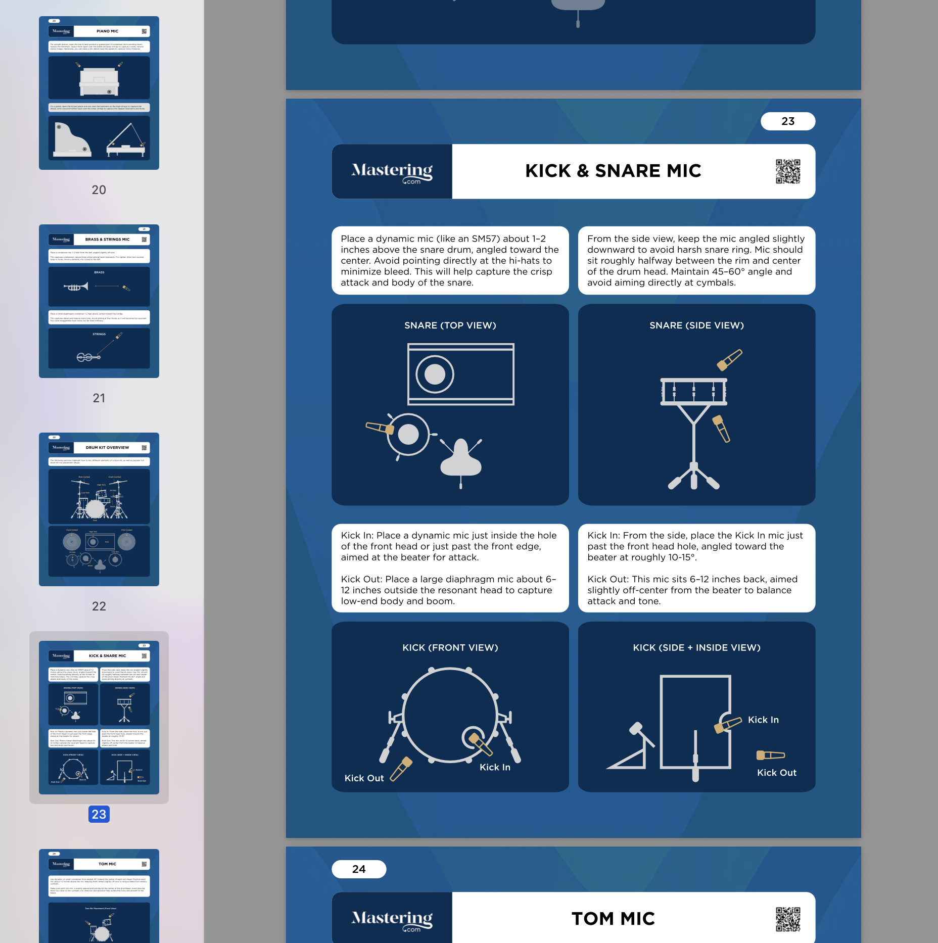 Music Production Cheat Sheet Binder (Digital)