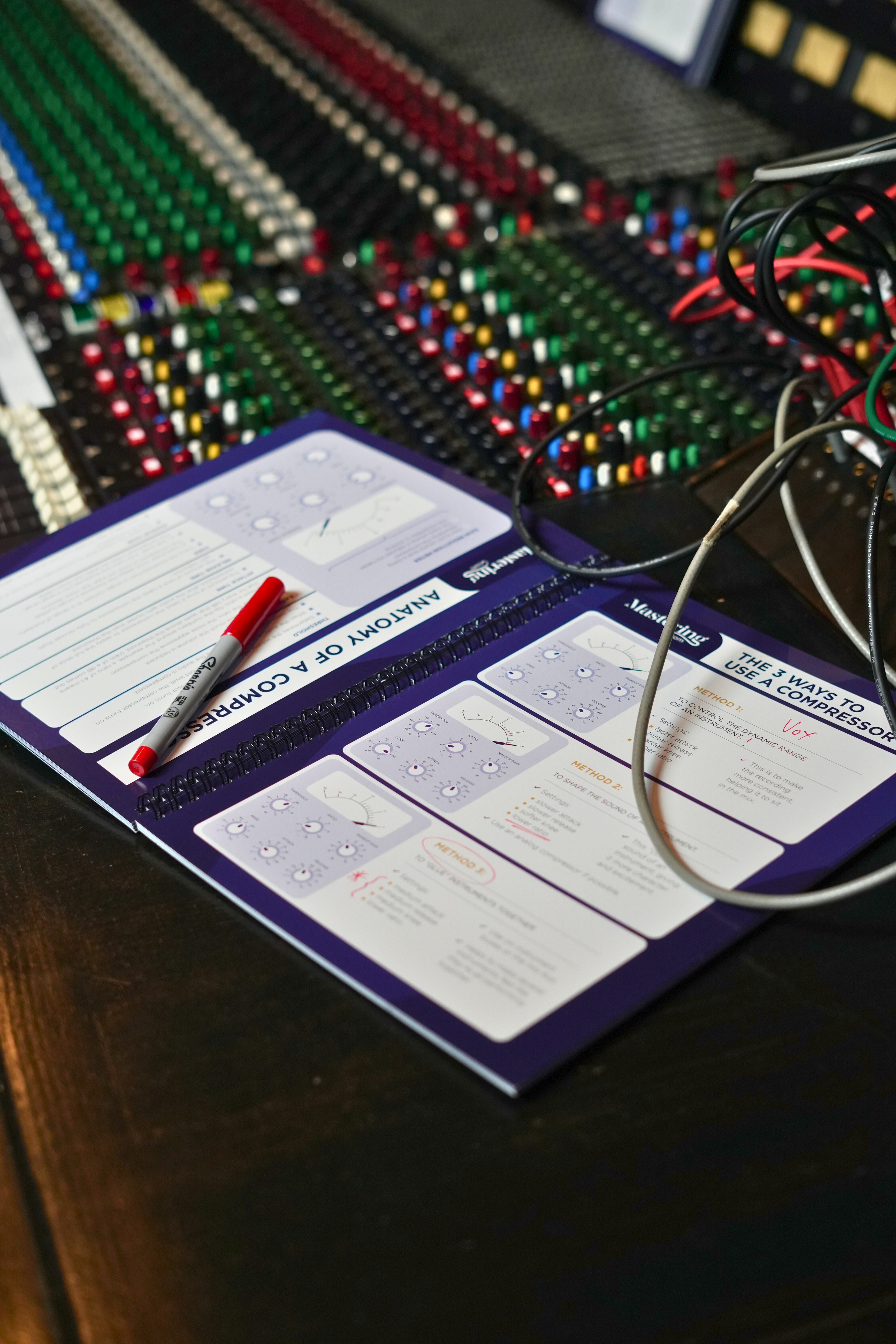 Mixing & Mastering Cheat Sheet Binder view 2
